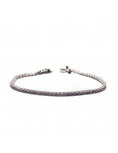 Tennis bracelet with 2mm...