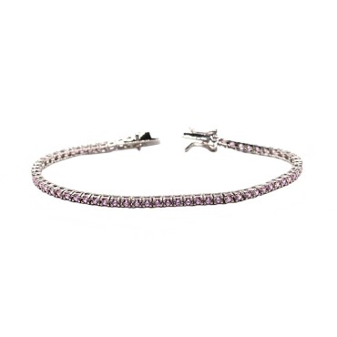 Tennis bracelet with 2mm...