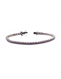 Tennis bracelet with 3mm...