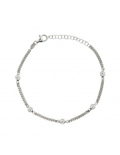 Curb mesh bracelet with...