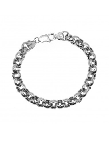 9 mm rolo mesh bracelet. 925 silver...