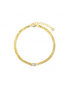 Curb mesh bracelet with...