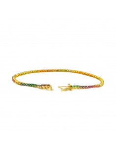 Bracciale tennis placcato...