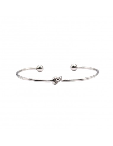 Rigid tubular bracelet with central...