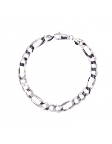 White gold plated 3 + 1 mesh bracelet...