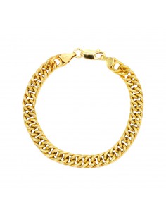 Yellow gold plated double...