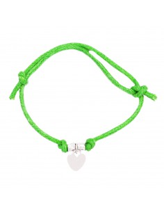 Bracciale in cordino verde...