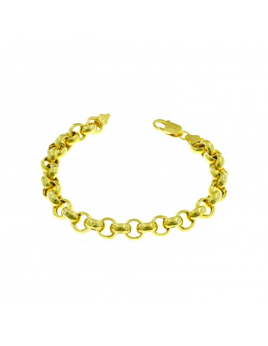 Rolo mesh bracelet ø 9 mm yellow gold...