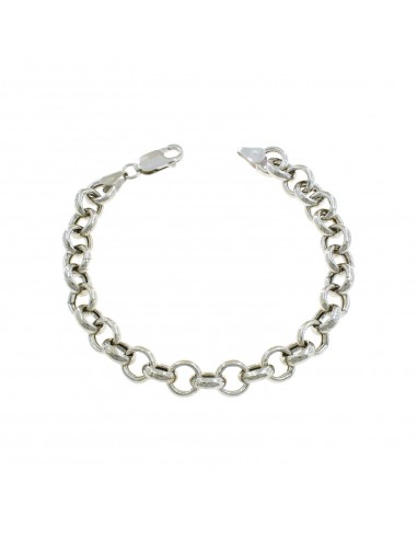 Rolo mesh bracelet ø 8.5 mm white...