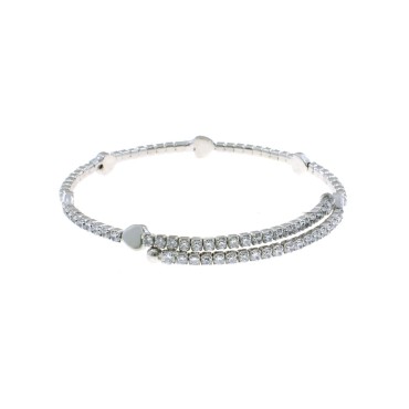 Rigid elastic bracelet with...