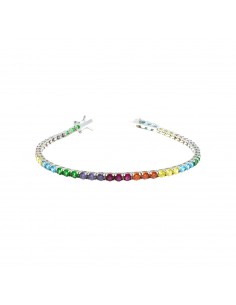 Bracciale tennis placcato...