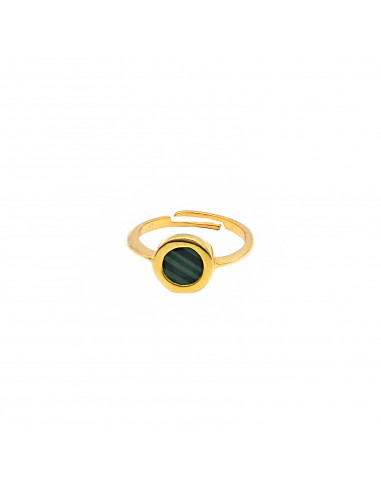 Adjustable ring with yellow gold...