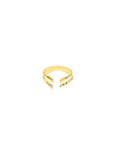 Adjustable ring with yellow...