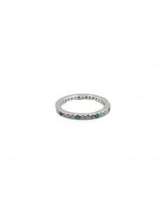 Eternity ring with white...