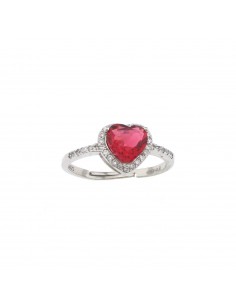 Anello regolabile con cuore...