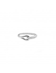 Half zirconia ring with...