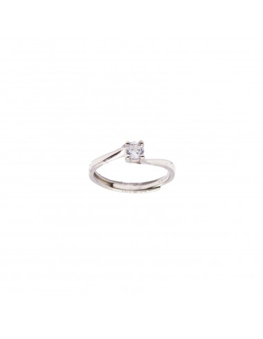 Solitaire adjustable ring with 4 mm...