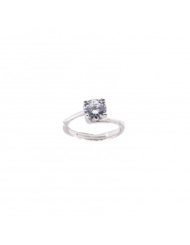 Solitaire adjustable ring with 7 mm...