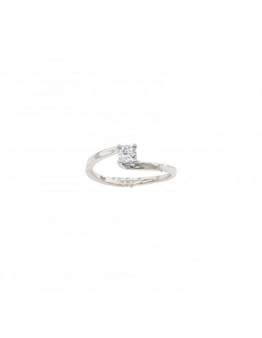 Adjustable solitaire ring with 4mm...