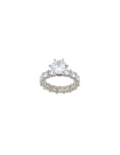 Eternity ring with white...