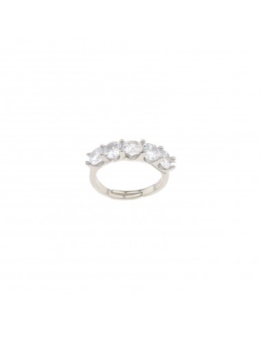 Adjustable ring with 5 5 mm white...