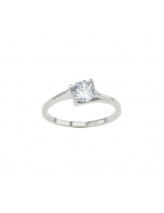 Solitaire ring with 5 mm...