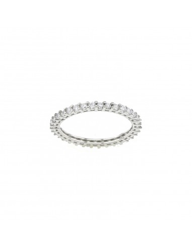 Eternity ring with 2 mm white zircons...