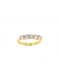 Adjustable ring with 5...