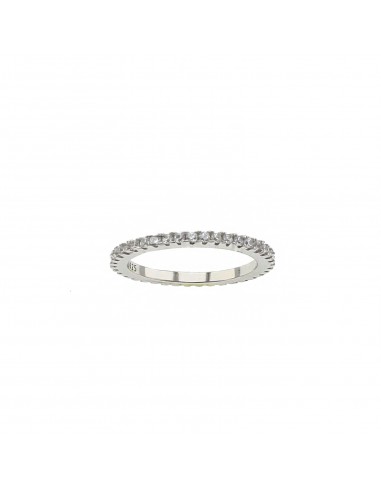 Eternity ring with 1.5 mm white...