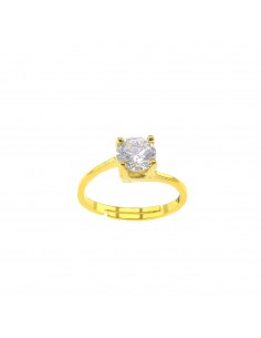 Adjustable solitaire ring...