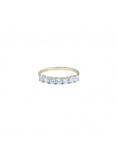 Ring with 7 3 mm white...