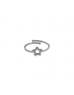 Adjustable wire ring with...