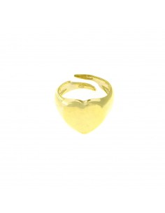 Yellow gold plated heart...