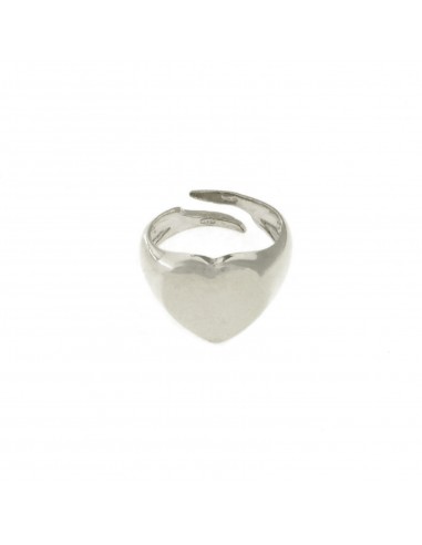 White gold plated heart shield...