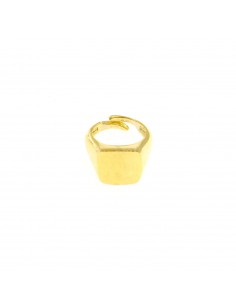 Yellow gold plated square...