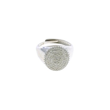 Adjustable oval shield ring...