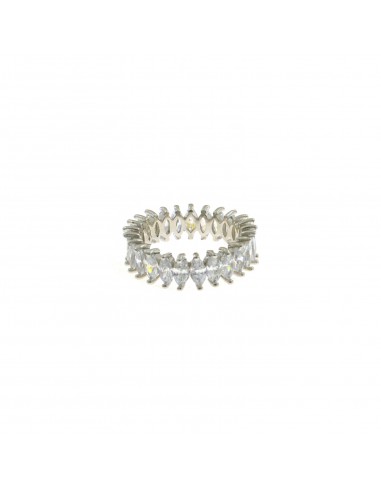 Eternity ring with white zirconia...