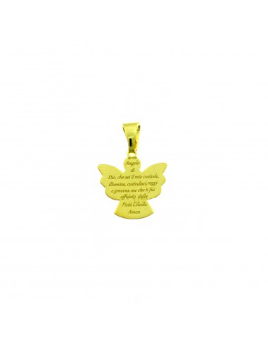 Angel plate pendant with prayer...