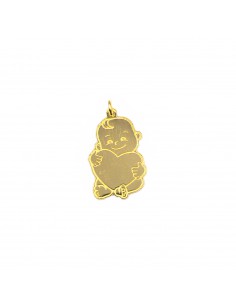 Baby slab pendant with...