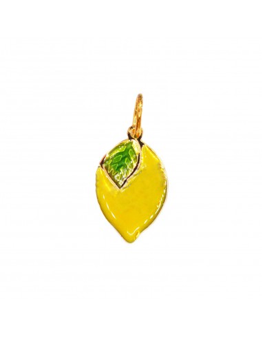 Green and yellow enamelled lemon...