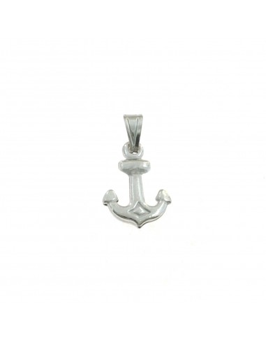 Pendant paired anchor in 925 silver