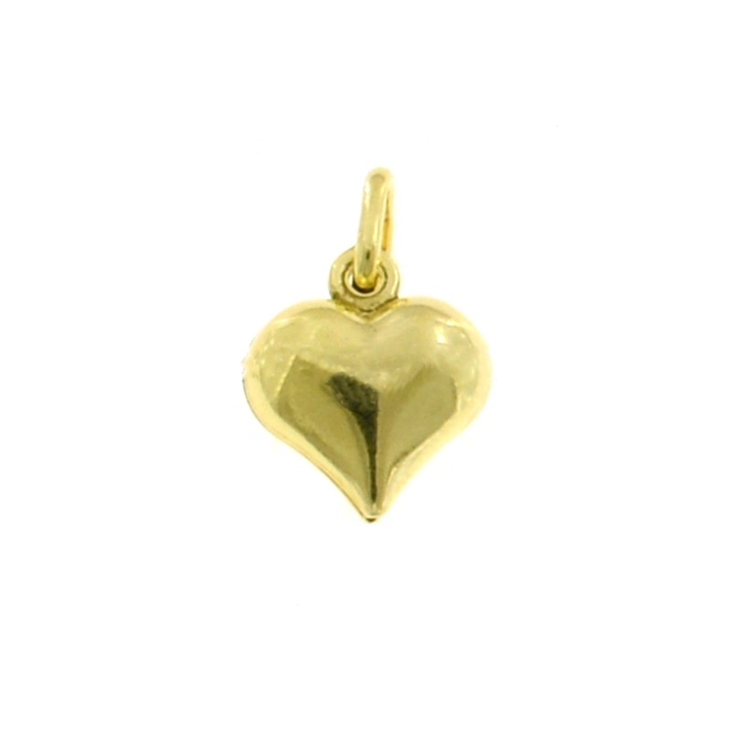 Paired yellow gold plated heart...