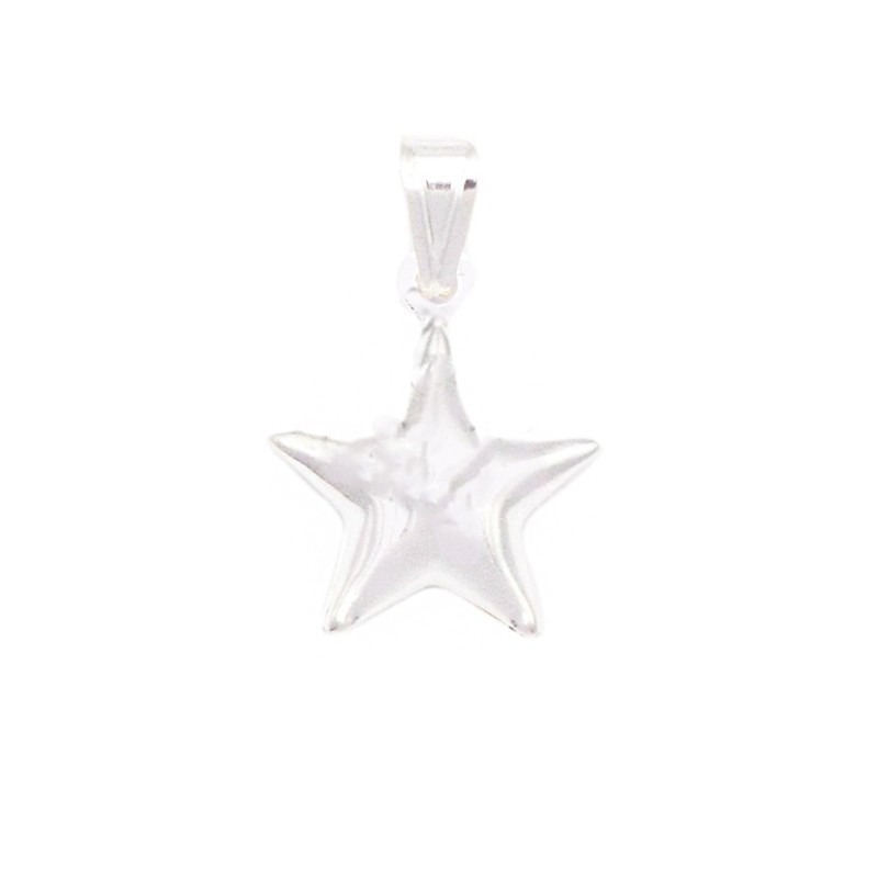 Coupled pendant with rounded star in...