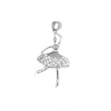 Ballerina pendant engraved...