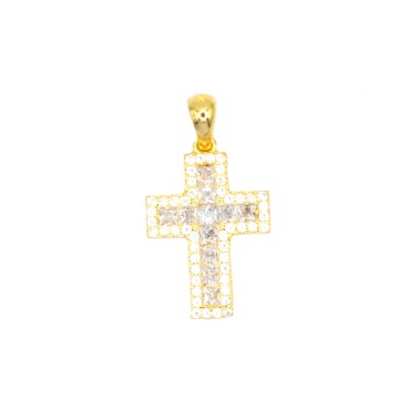 White zirconia cross...