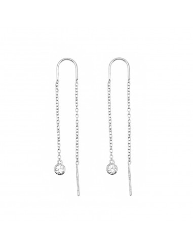 925 Silver White Gold Plated Hook and...