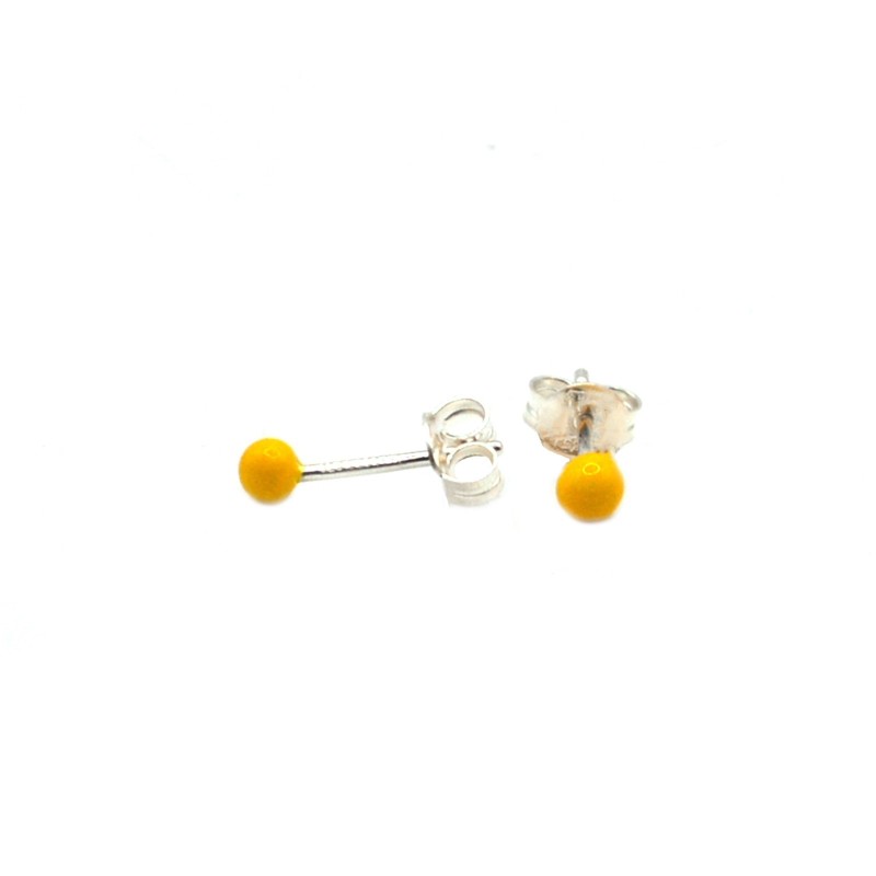 White gold plated yellow enamel...