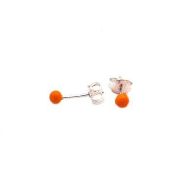 White gold plated orange...