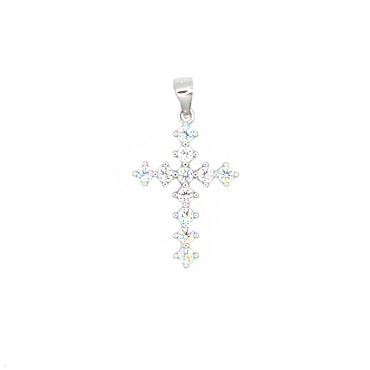 Cross pendant of white...