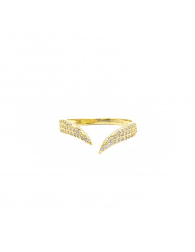 Adjustable V-shaped ring semi...